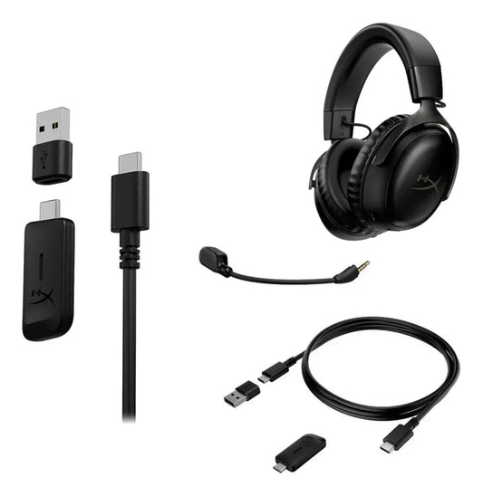 Auriculares Gamer Hyperx Cloud 3 Inalámbricos DTS Pc Ps4 Ps5