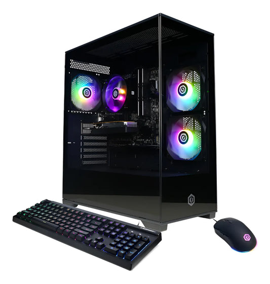 Pc Gamer Cyberpowerpc, Ryzen 5 5500, 16gb, 500gb Ssd