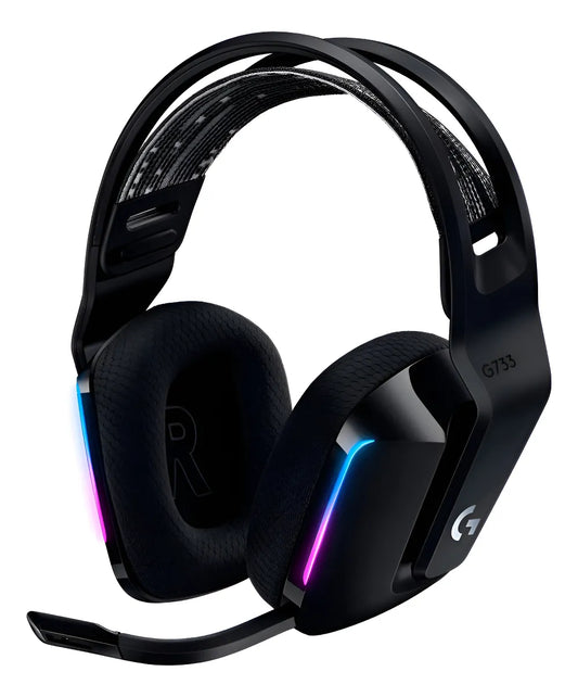 Auricular Gamer Logitech G733 7.1 Inalambrico Led Rgb Pc Ps4 Negro